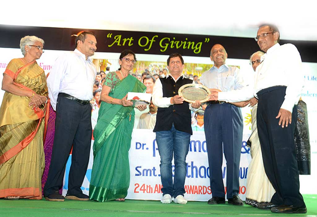 Samanta Awarded in Andhra Pradesh